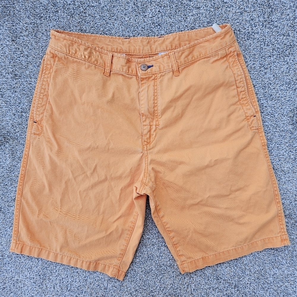 Tommy Bahama Shorts Mens Island Chino Casual Nectar Orange 100% Cotton Size 36